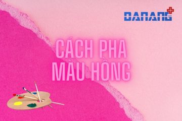 cách pha màu hồng