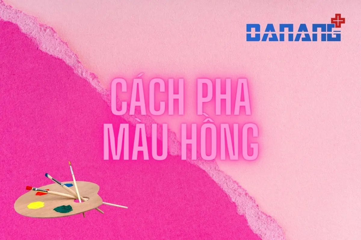 cách pha màu hồng