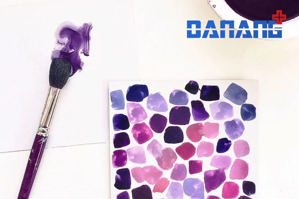 Cách pha màu tím: Cứ pha là lên màu chuẩn không cần chỉnh 24 Cách pha màu tím