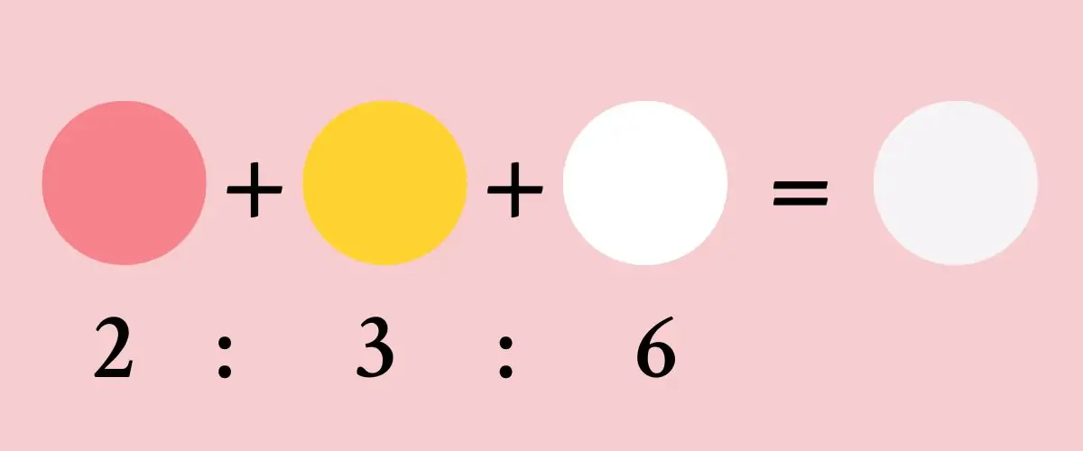 Cách pha màu trắng sữa