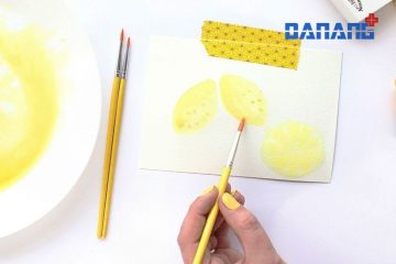 cách pha màu vàng