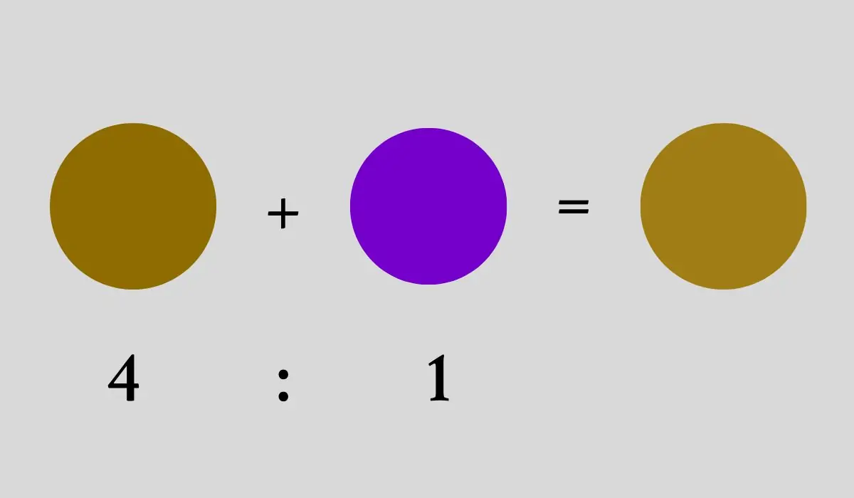 Cách pha màu vàng đất nhạt