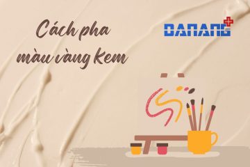 Cách pha màu vàng kem