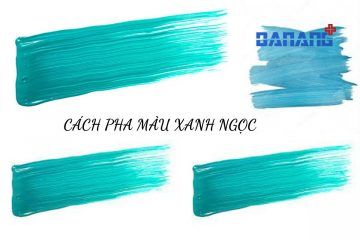 Cách pha màu xanh ngọc