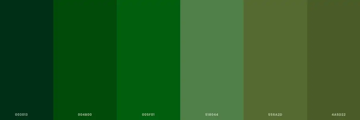 cách pha màu xanh rêu