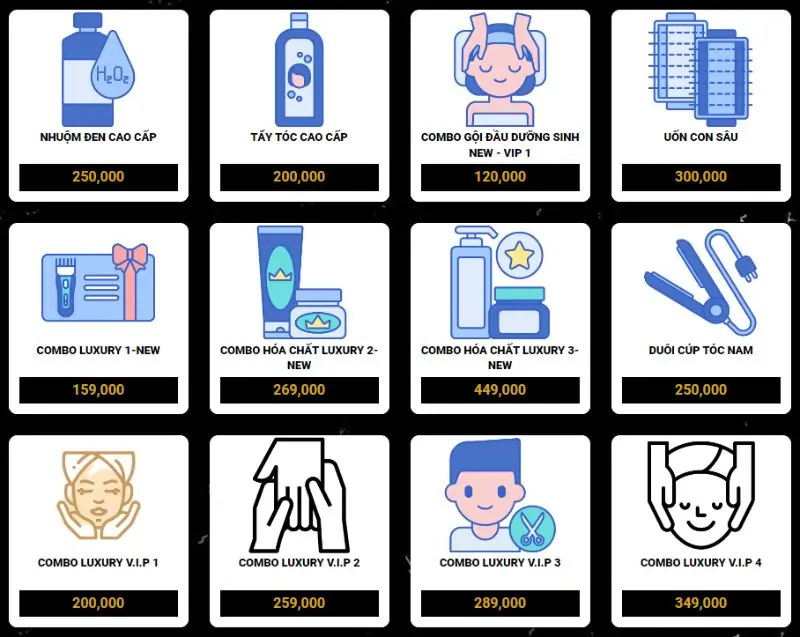 Tham khảo giá dịch vụ tại Luxury Man