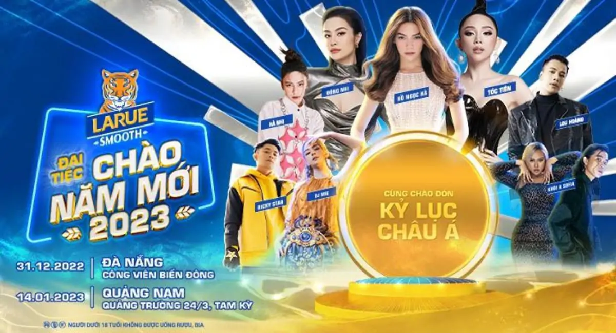 ca sĩ khách mời Countdown Đà Nẵng 2023