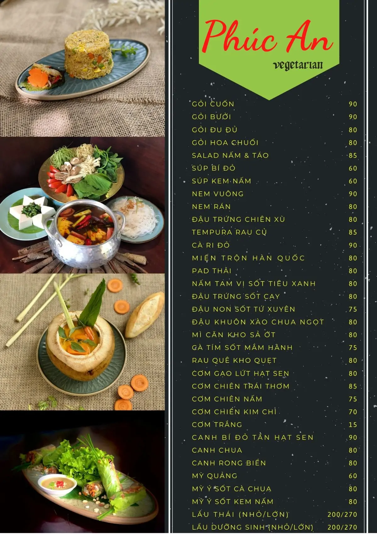 Lẩu chay Đà Nẵng Phúc An