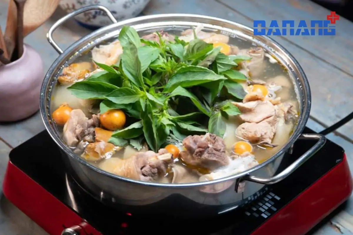 lẩu gà lá é Đà Nẵng