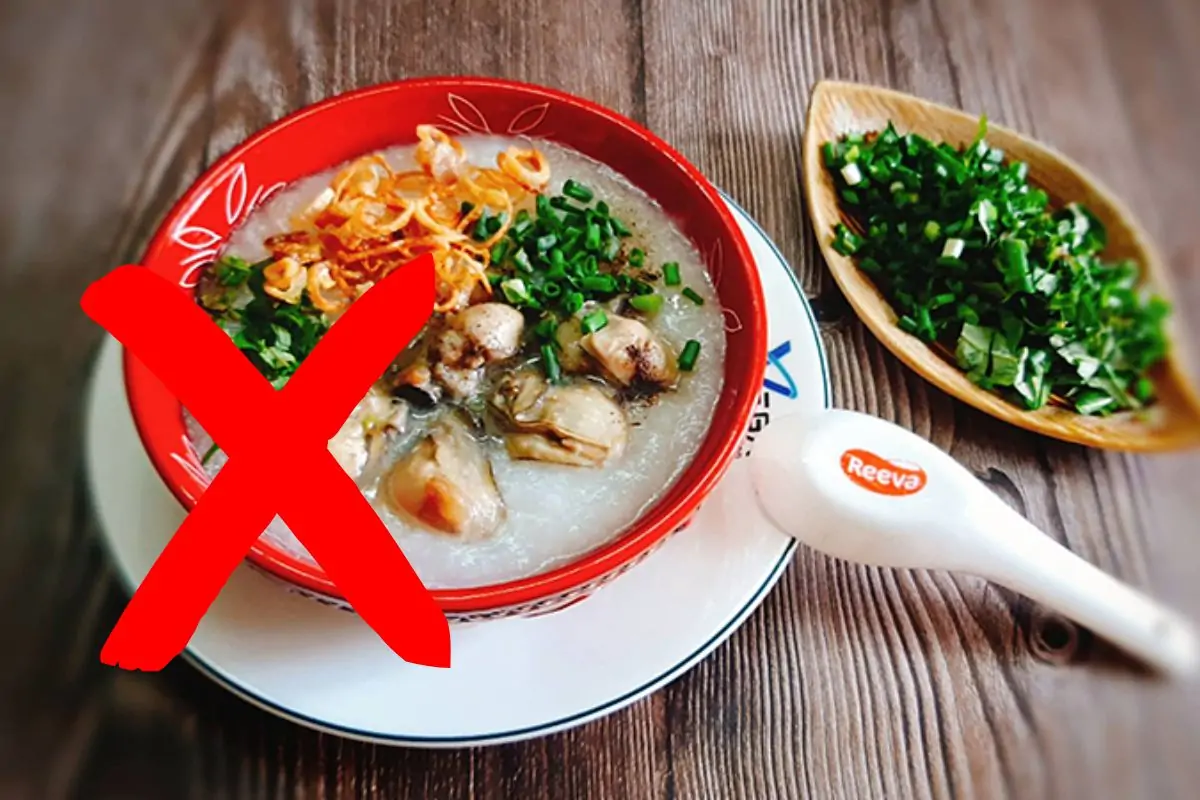 Kiêng ăn cháo vào buổi sáng
