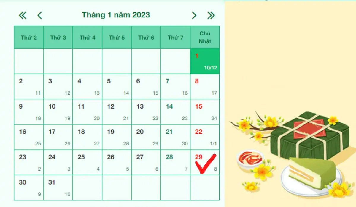 Tổng quan ngày mùng 8 tết 2023