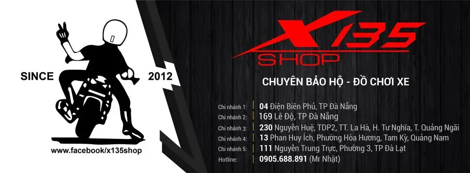 Phụ tùng xe máy Đà Nẵng X135 SHOP