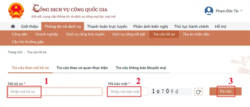 Tra cứu CCCD qua cổng dịch vụ công quốc gia