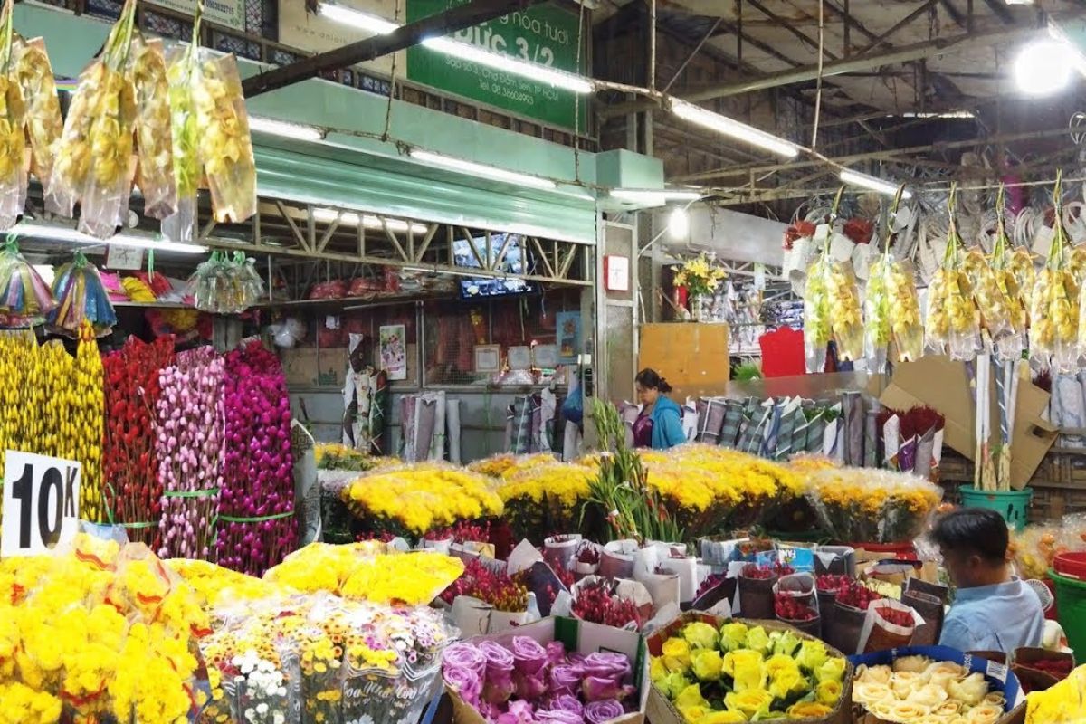 Chợ hoa Nguyễn Đình Tựu Đà Nẵng