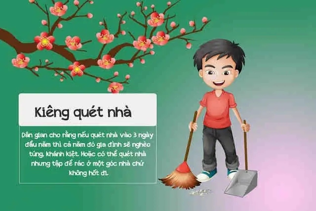 Mùng mấy Tết được quét nhà?