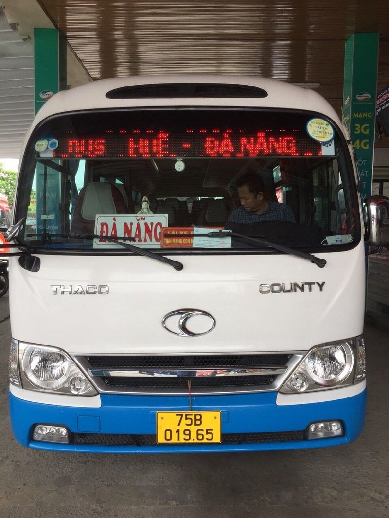 Giờ chạy xe buýt Huế Đà Nẵng