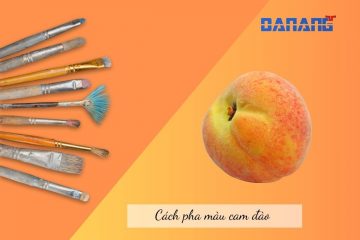 Cách pha màu cam đào đảm bảo lên màu chuẩn, đúng sắc thái