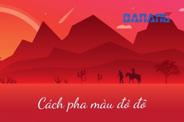 2 cách pha màu đỏ đô giúp lên màu chuẩn và những lưu ý cần thiết