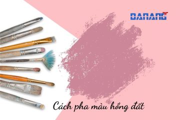 Hướng dẫn 2 cách pha màu hồng đất chi tiết từ A đến Z