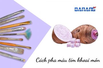 3 cách pha màu tím khoai môn giúp lên màu chuẩn không cần chỉnh