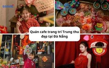 quán cafe trang trí Trung thu đẹp tại Đà Nẵng