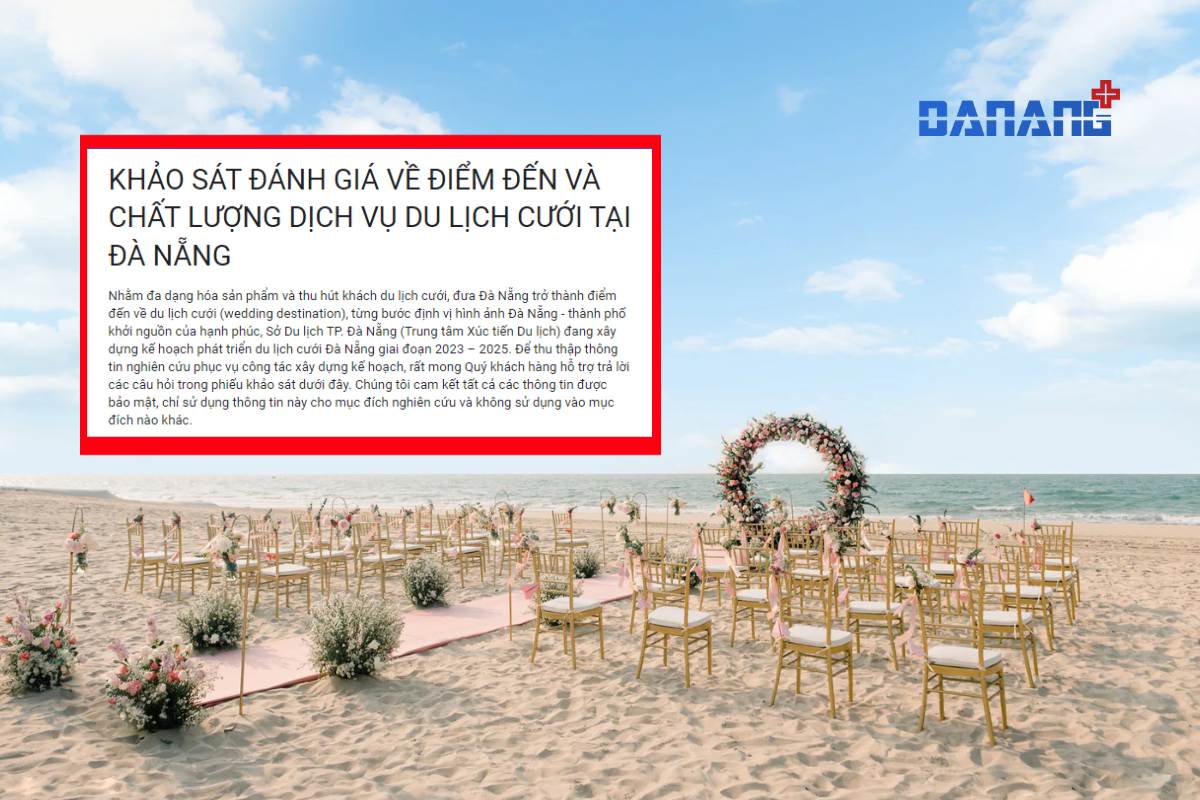 Đà Nẵng: Tham gia khảo sát địa điểm, chất lượng dịch vụ du lịch cưới