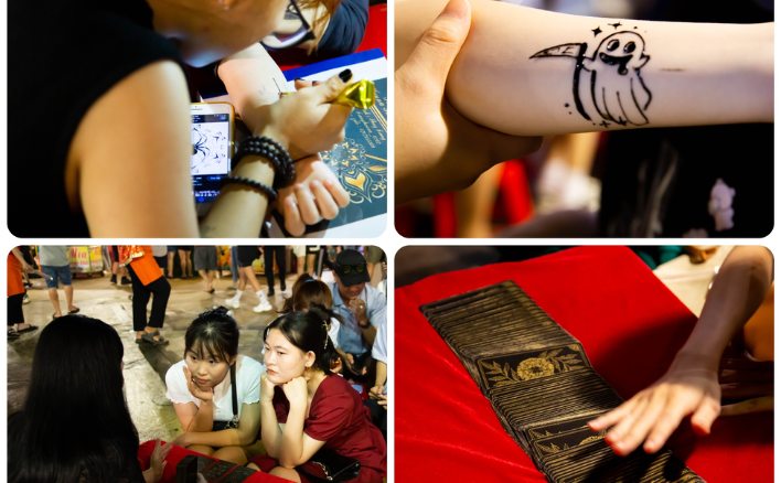 Vẽ henna, bói bài Tarot kỳ bí