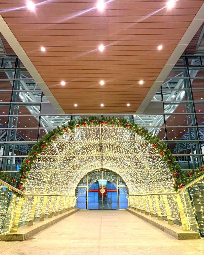 Check-in Giáng sinh sớm tại sân bay Quốc tế Đà Nẵng