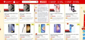 Clickbuy cung cấp đa dạng các dòng thiết bị công nghệ chính hãng