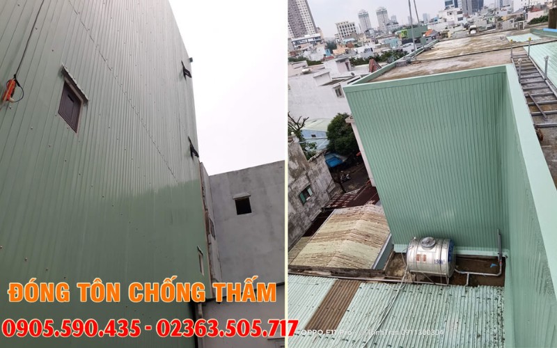 dịch vụ đóng tôn chống thấm tại Đà Nẵng Thành Tín 