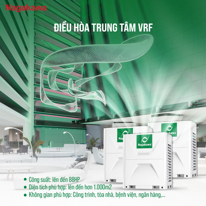 dieu hoa trung tam vrf la giai phap dieu hoa cong suat cao